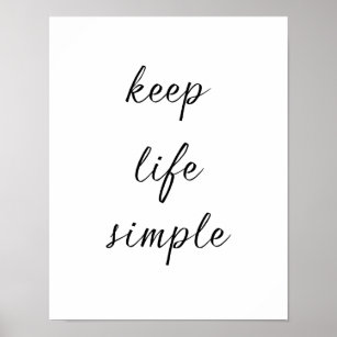 your life keep it simple