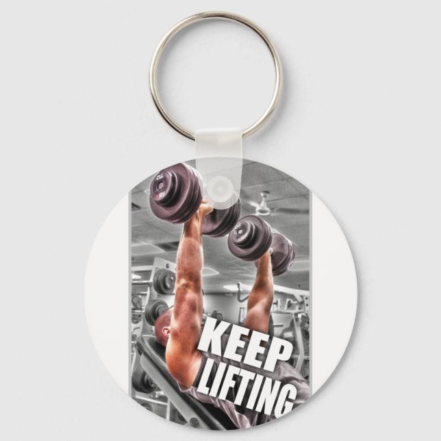 Keep Lifting Key Ring (Front)