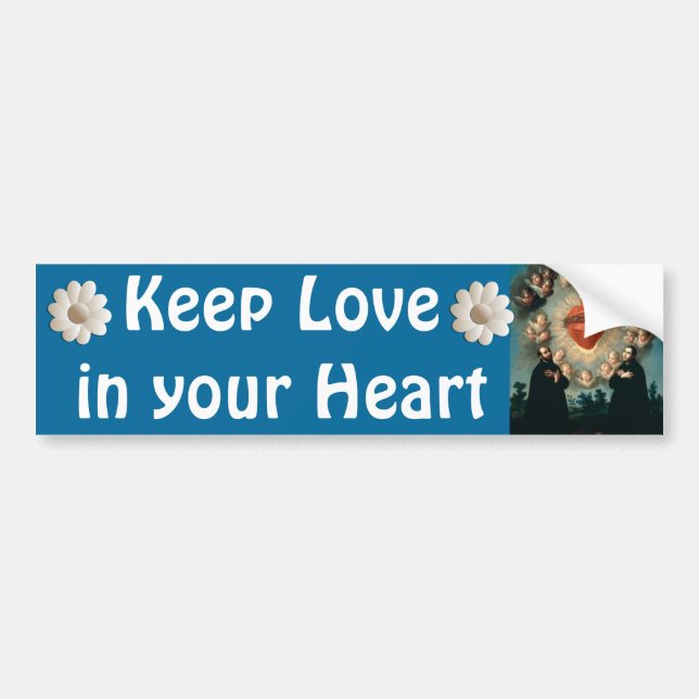 Keep Love bumper sticker (Front)