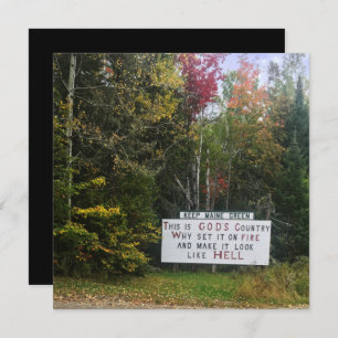 keep maine green invitation