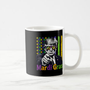 Keep Mardi Gras Great Funny Trump Mardi Gras 2025 Coffee Mug