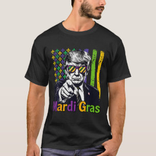 Keep Mardi Gras Great Funny Trump Mardi Gras 2025  T-Shirt