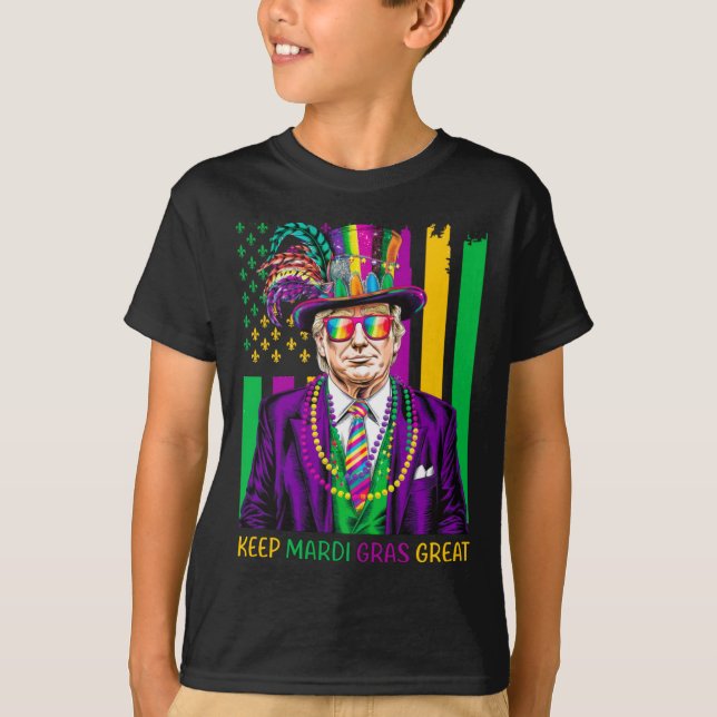Keep Mardi Gras Great  T-Shirt (Front)