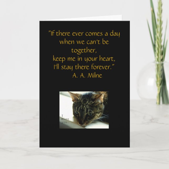 Keep Me in Your Heart Card (Front)