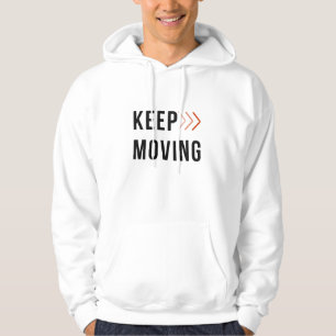 KEEP MOVING Arrow Hoodie 
