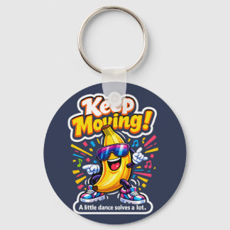 Keep Moving! – Dancing Disco Banana Key Ring