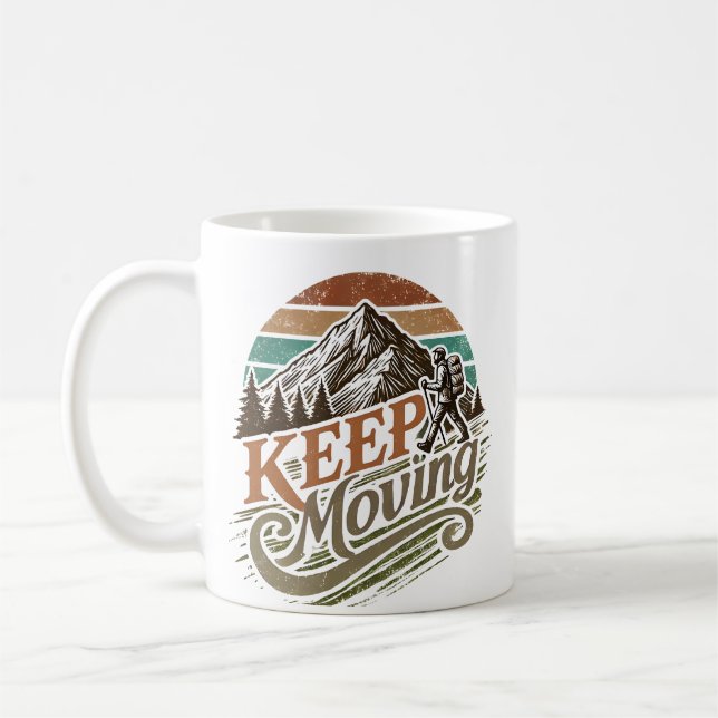Keep Moving Forward Coffee Mug (Left)