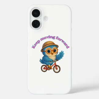 Keep Moving Forward – Motivational iPhone 16 Case
