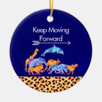 Keep Moving Forward Wild Animals Running Together