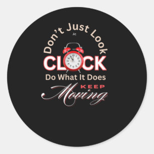 Keep Moving Motivational Sticker