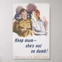 Keep mum, she's not so dumb