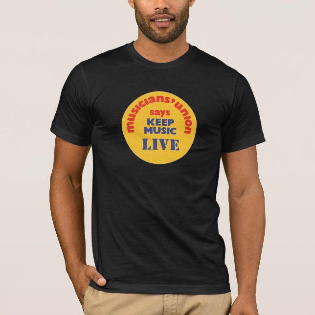 Keep Music Live T-Shirt (Front)