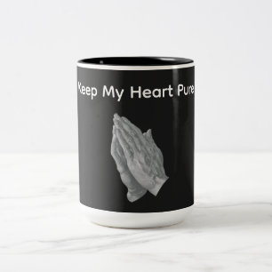 Keep My Heart Pure Two-Tone Coffee Mug