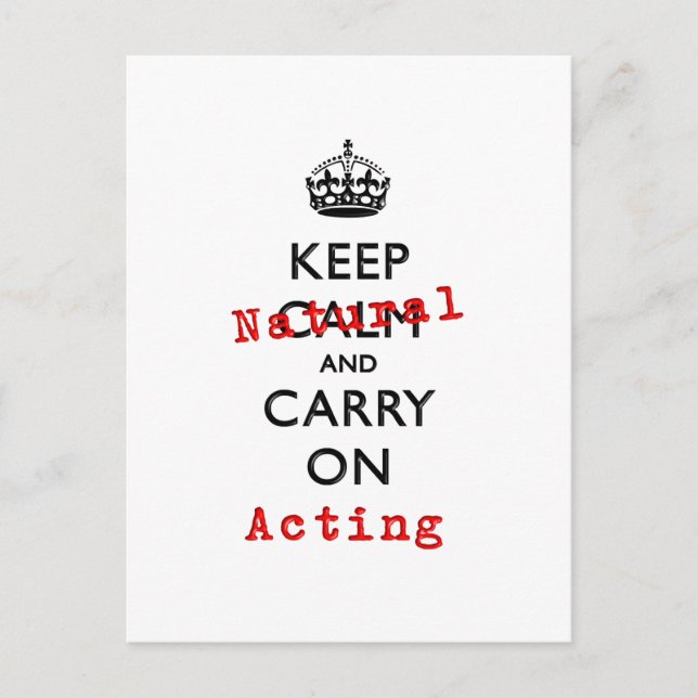 KEEP NATURAL POSTCARD (Front)