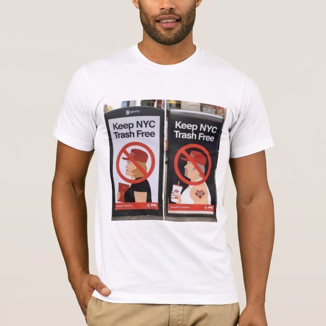 Keep NYC Trash Free T-Shirt (Front)