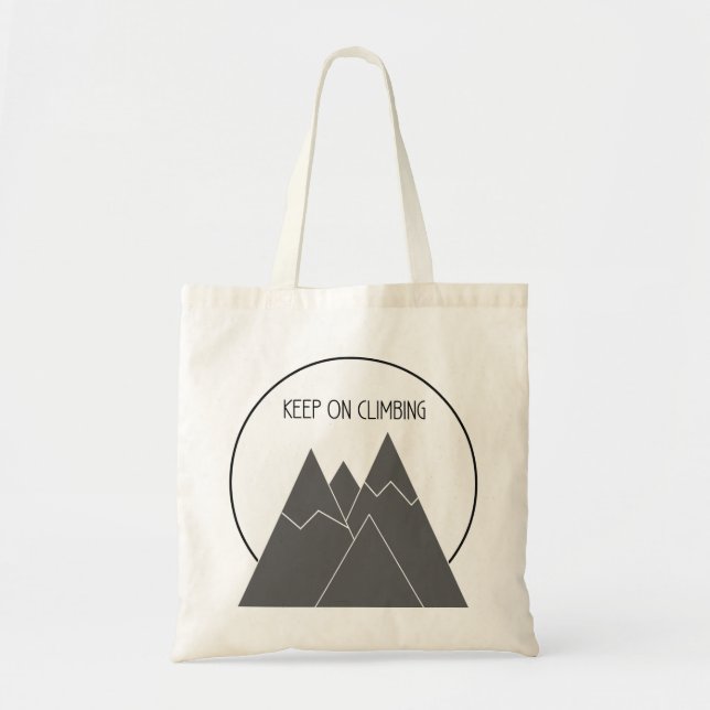 Keep On Climbing Tote Bag (Front)