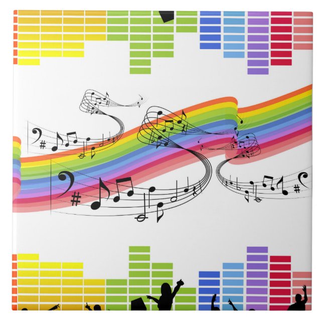 Keep on dancing tile (Front)