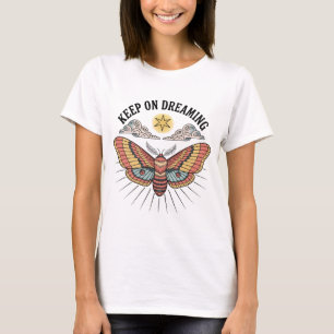 Keep On Dreaming Moth Celestial T-Shirt