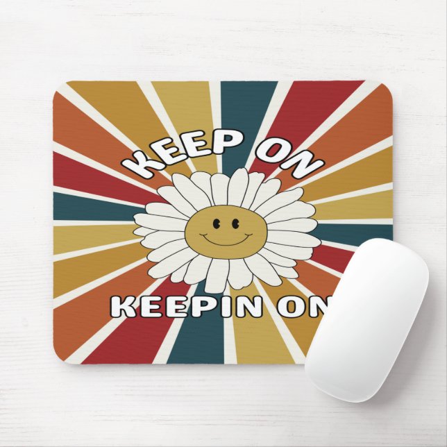 Keep On Keepin On Retro Mouse Pad (With Mouse)