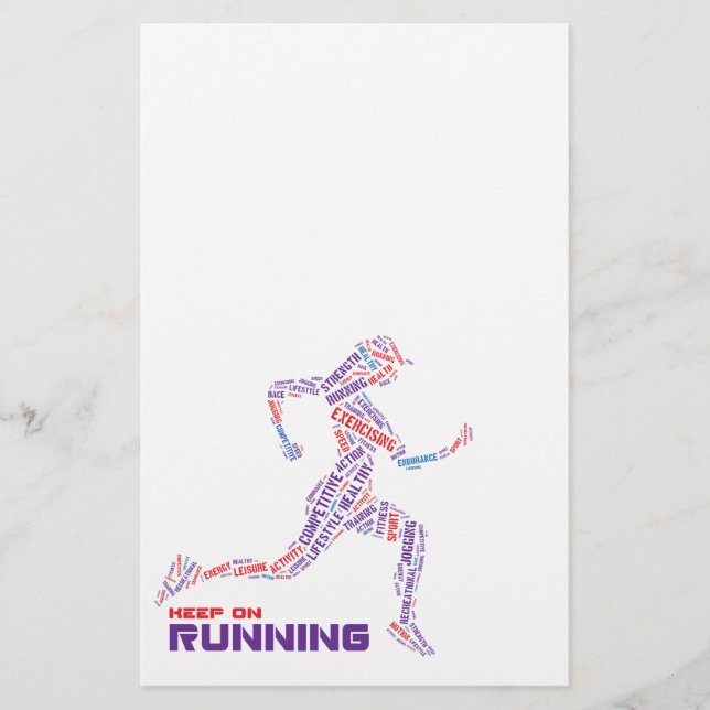 Keep on running flyer (Front)