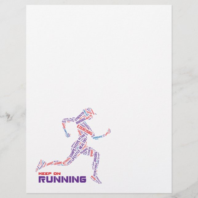 Keep on running flyer (Front)