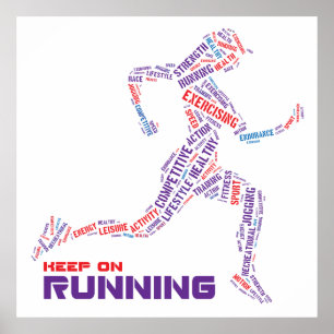 Keep on running poster