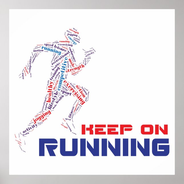 Keep on running poster (Front)