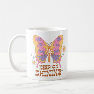 Keep On Shining Butterfly Coffee Mug
