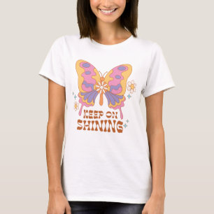Keep On Shining Butterfly T-Shirt
