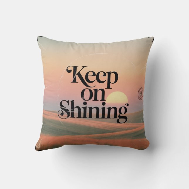 Keep On Shining Cushion (Back)