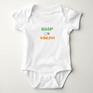 Keep On Smiling Baby Bodysuit