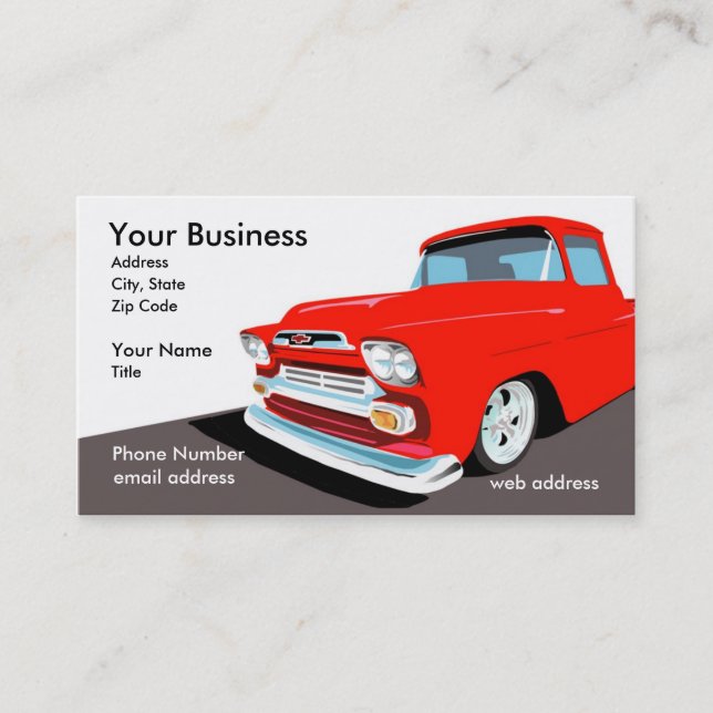 Keep On Truckin' 2 Business Card (Front)