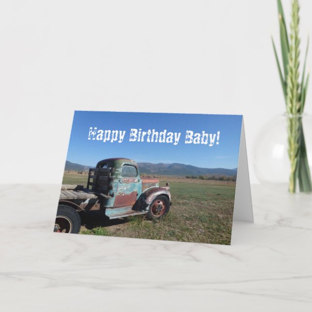 Keep on Truckin' Birthday Card (Front)