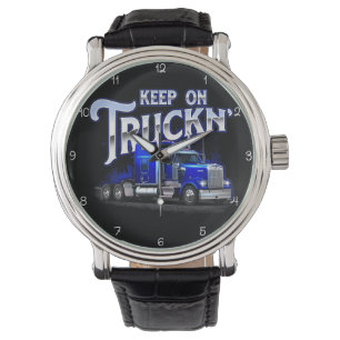 Keep On Truckin' Blue Rig Watch