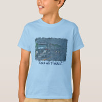 "Keep on Truckin'" Rainstorm Big Rig Truck