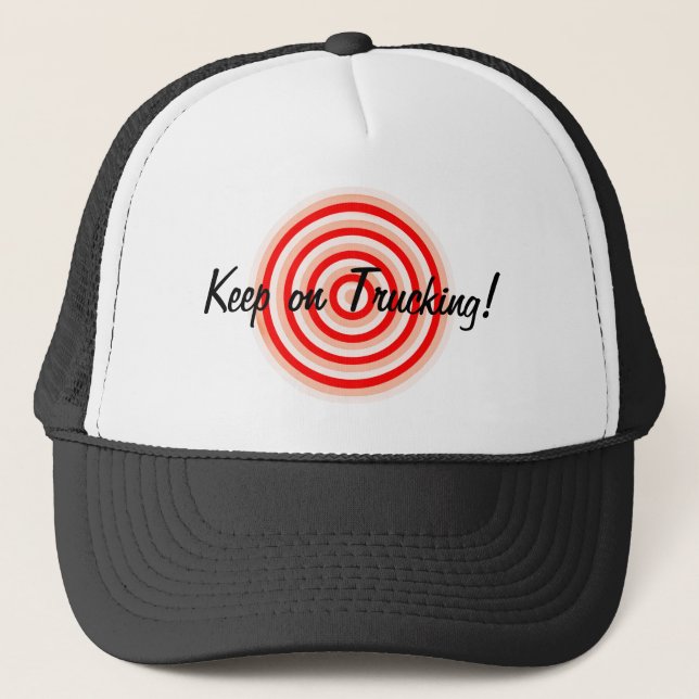 Keep on Trucking Concentric Circles Cap (Front)