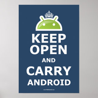 Keep Open and Carry Android Poster