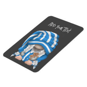 Keep or add your own - Size: 4" x 6" Magnet