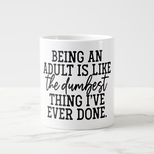 Keep or Create Your Own  Giant Coffee Mug (Front)