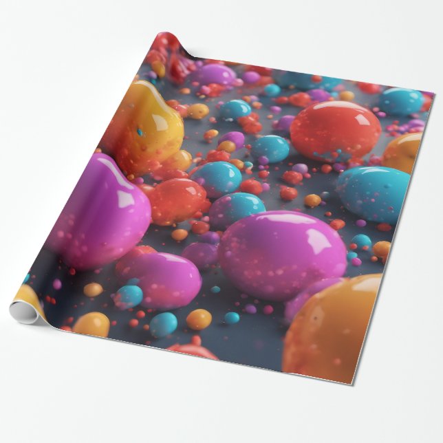 Keep or Create your own Glossy Wrapping Paper (Unrolled)
