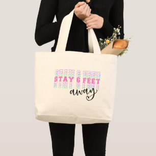 Keep or Create your own text and design :-) Large Tote Bag