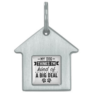 Keep or Create your own text and design :-) Pet ID Tag