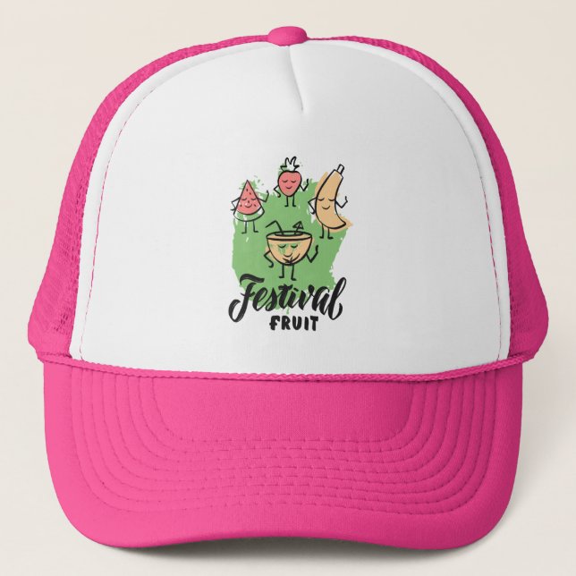Keep or Create your own text and design :-) Trucker Hat (Front)