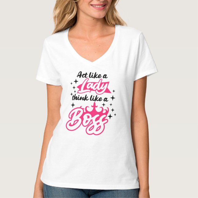 Keep or Create Your Own -V-Neck T-Shirt (Front)