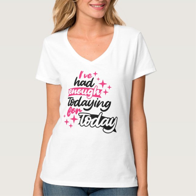 Keep or Create Your Own -V-Neck T-Shirt (Front)