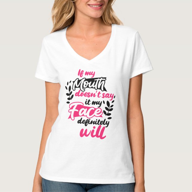 Keep or Create Your Own -V-Neck T-Shirt (Front)