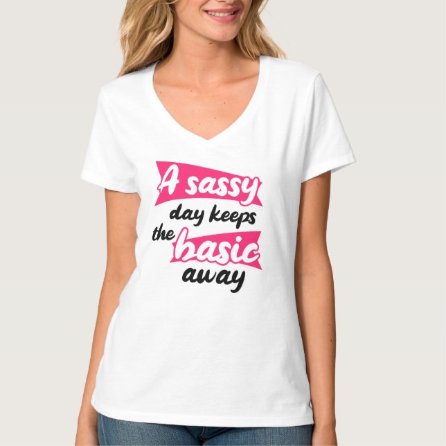 Keep or Create Your Own -V-Neck T-Shirt (Front)