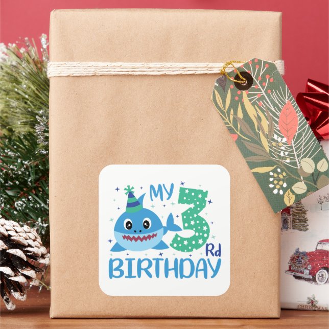 Keep or design your own - button square sticker (Holiday)