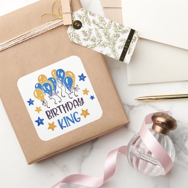 Keep or design your own - button square sticker (Gifting)