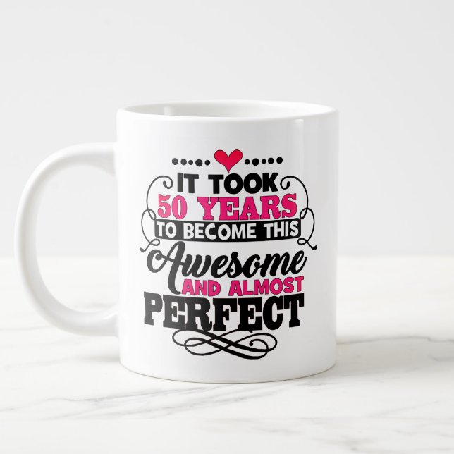 Keep or design your own -mug giant coffee mug (Left)